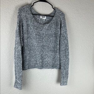 PINK Victoria's Secret Charcoal Knit Sweater